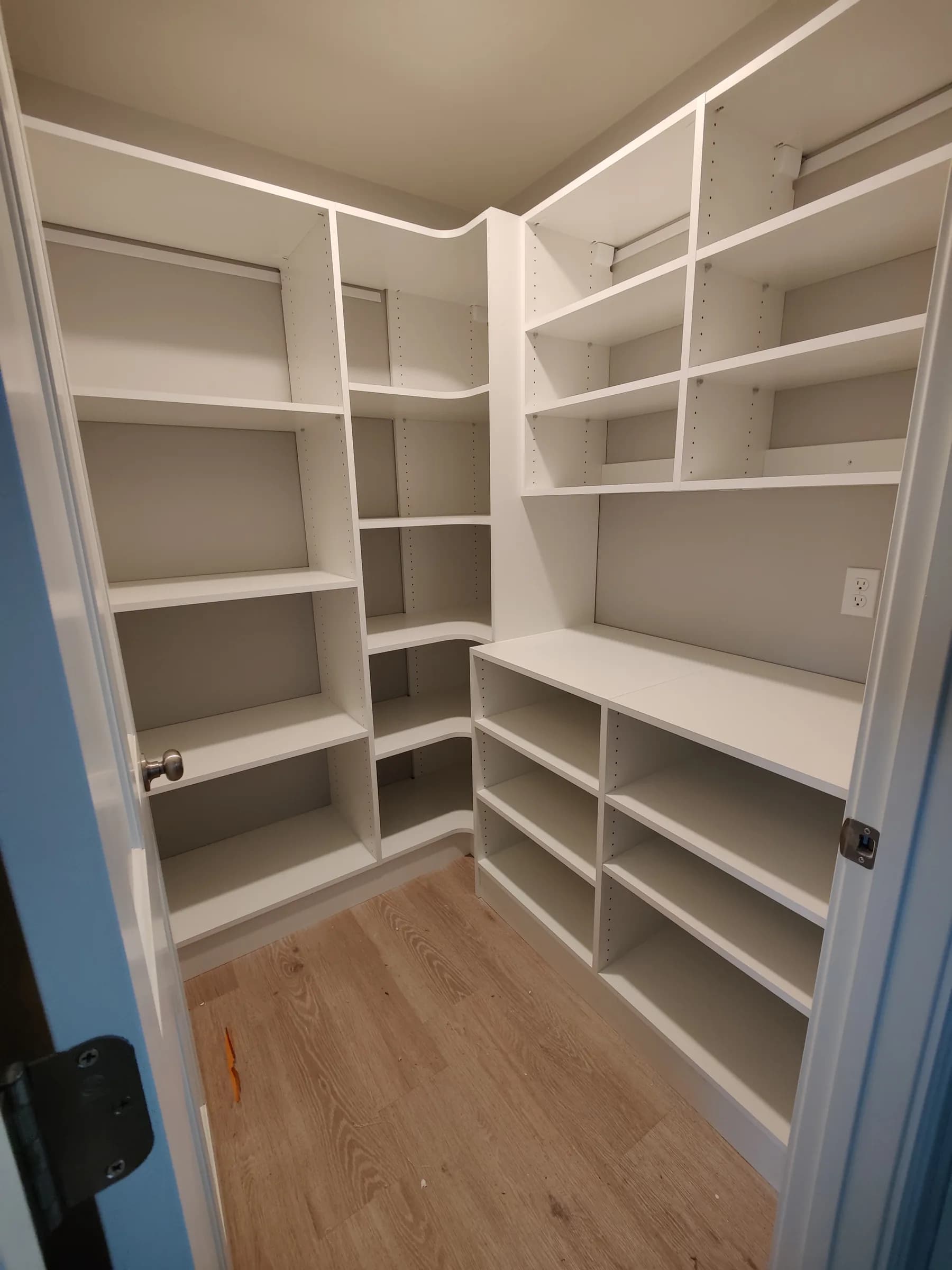 Clean White Pantry