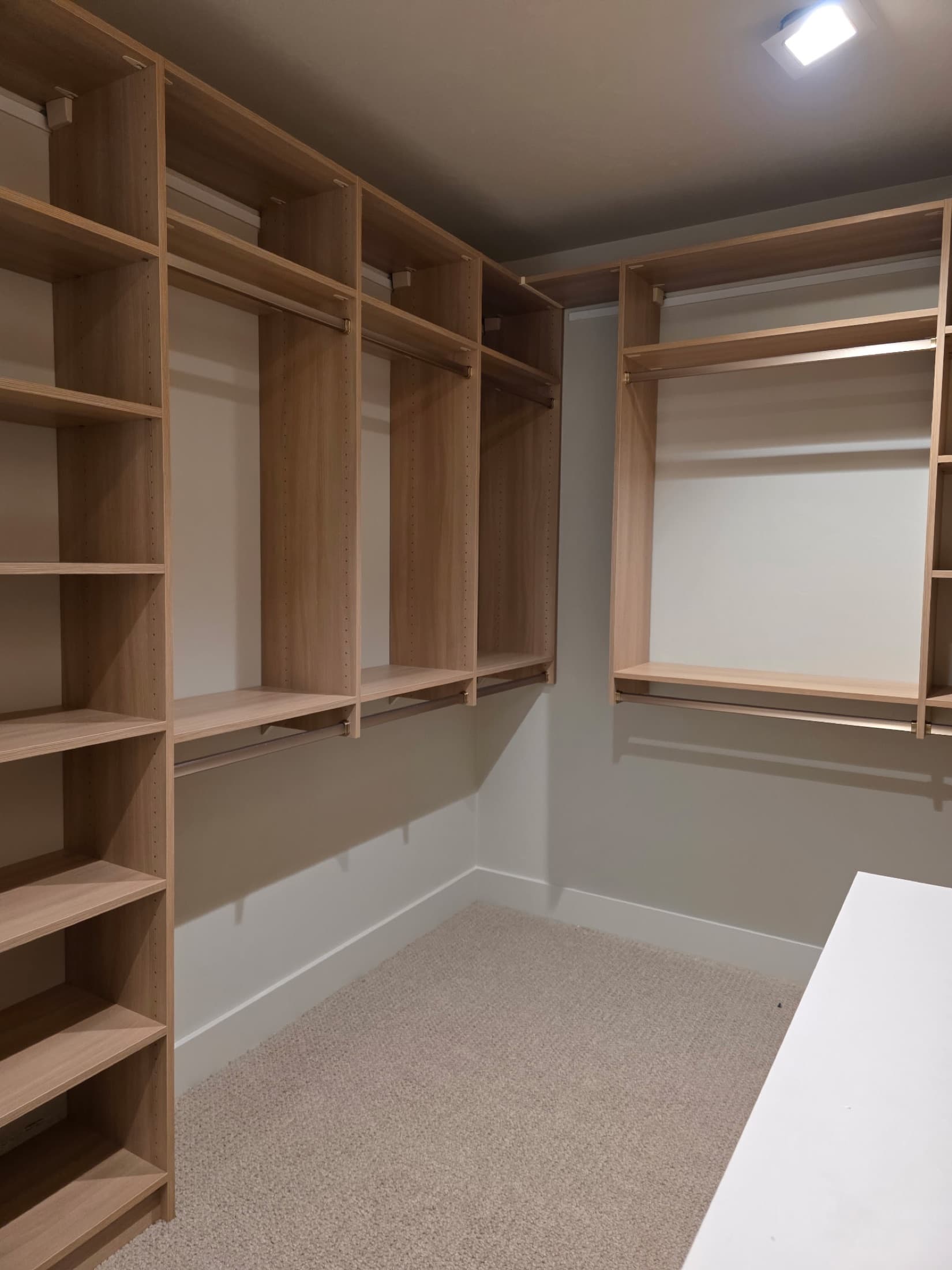 Walk-In Closet Portfolio: Custom Walk-In with Mixed Storage Zones