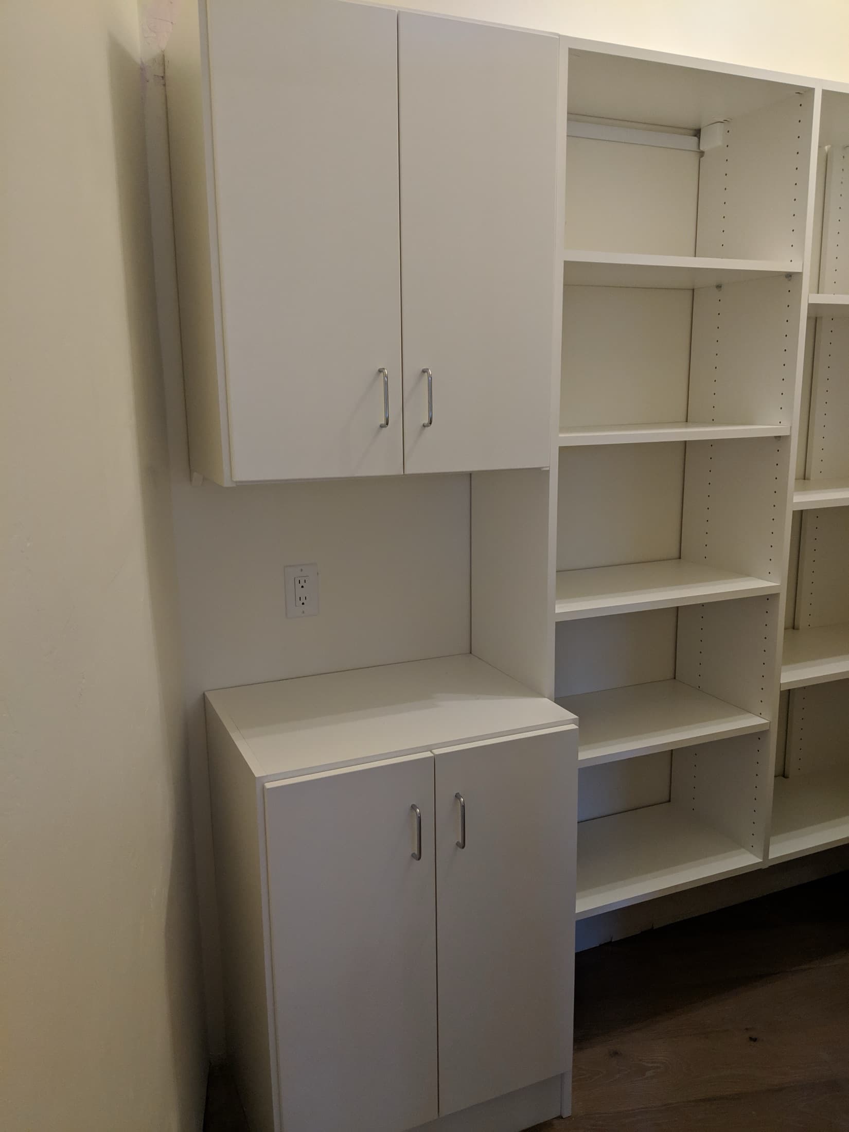 Walk-In Closet Portfolio: Organized Walk-In with Corner Shelves