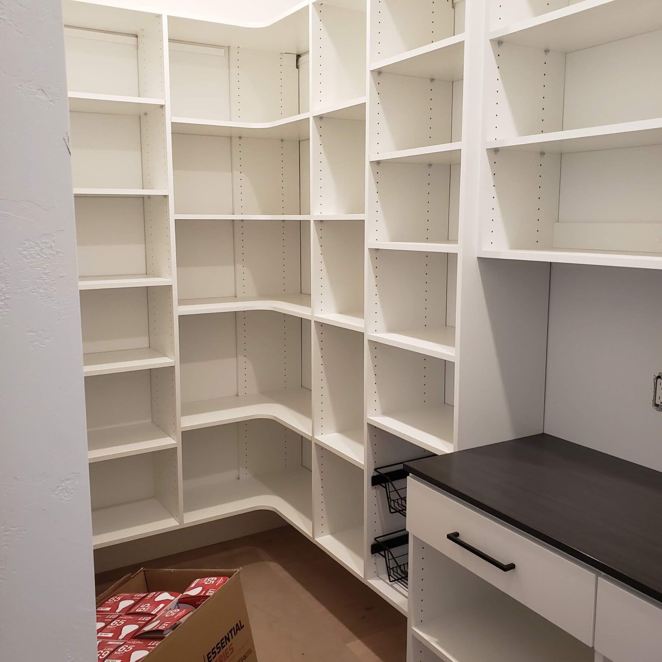 Walk-In Closet Portfolio: Streamlined Closet Storage Wall