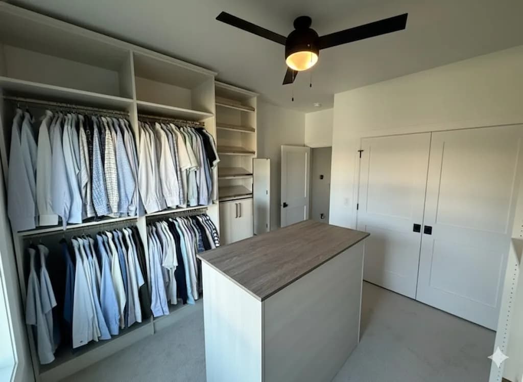 White Dressing Room Island — Alternate